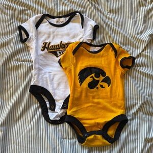 Hanes Baby Bodysuit Set - Iowa Hawkeyes